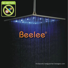 12" Stainless Steel LED Rainfall Shower Head